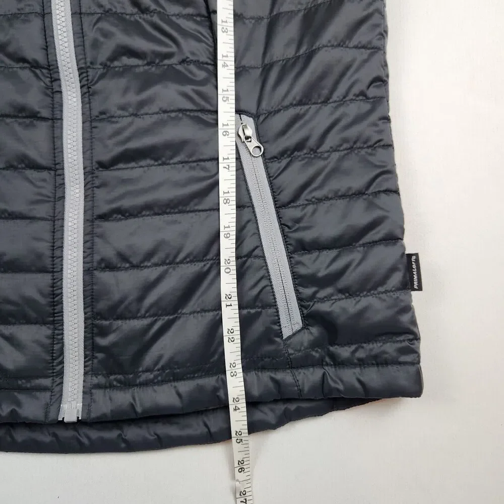 Charles River Radius Quilted Vest Primaloft Black Full Zip Womens M Pockets